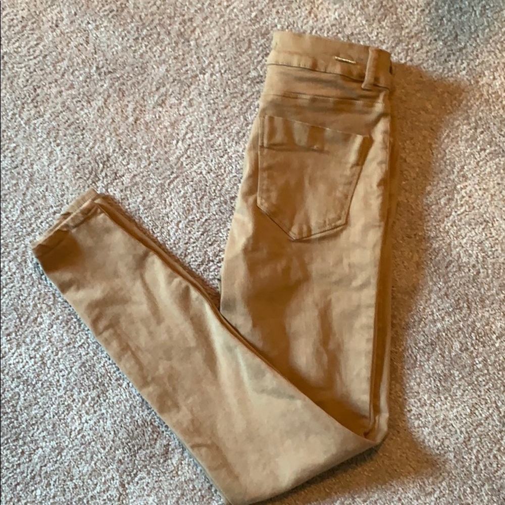 Zara z1975 Tan Skinny Jeans 27” inseam